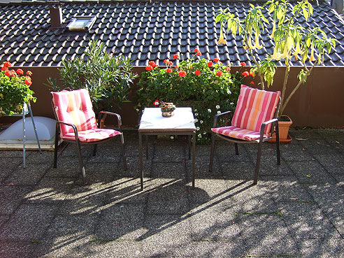 Genießen Sie frische Luft über den Dächern von Bad Wildbad